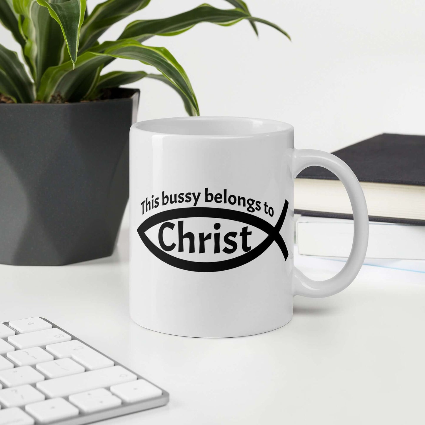 This bussy belongs to ceramic mug