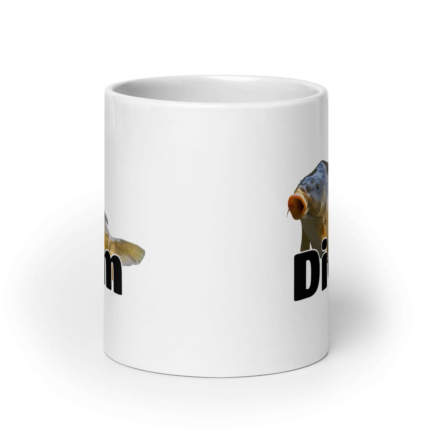Funny Carpe Diem pun carp fish mug