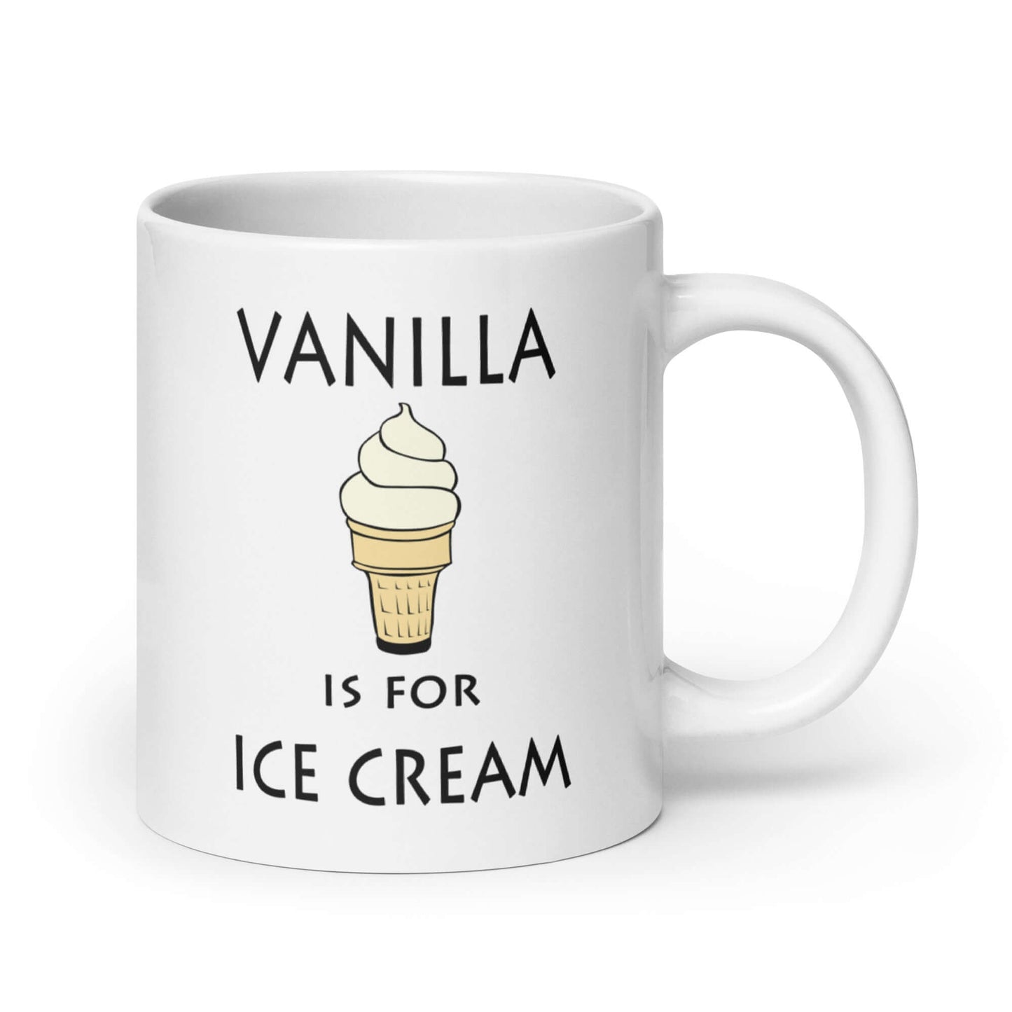 Funny BDSM vanilla is for ice cream coffee mug