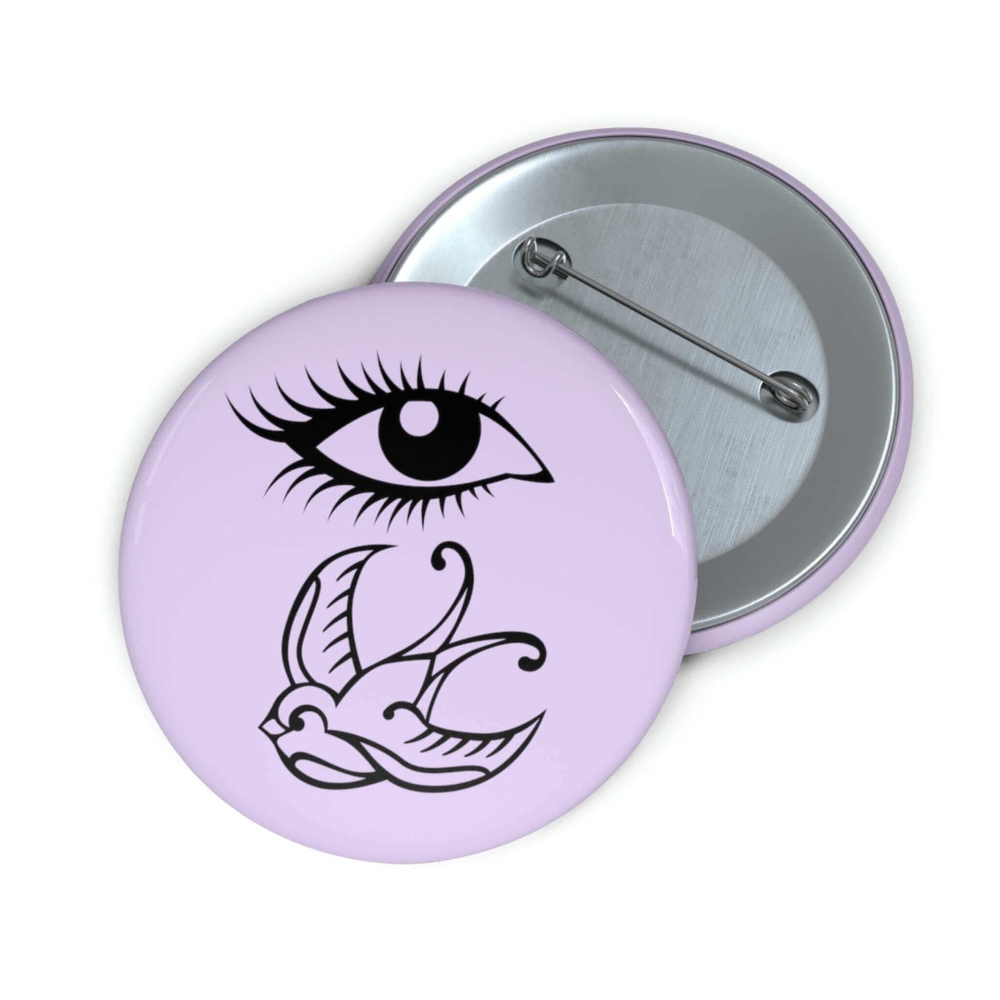 I swallow pun pinback button