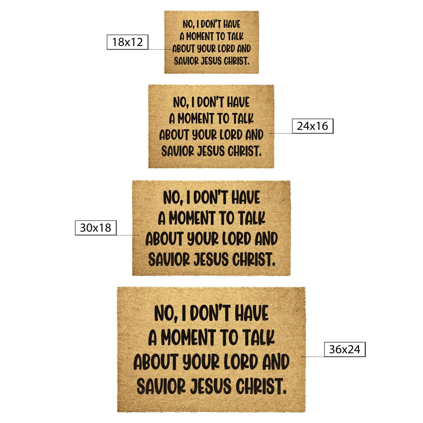 Witticisms r us doormat size infographic.