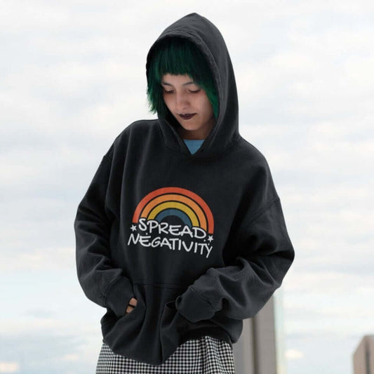 Spread negativity hoodie sweatshirt