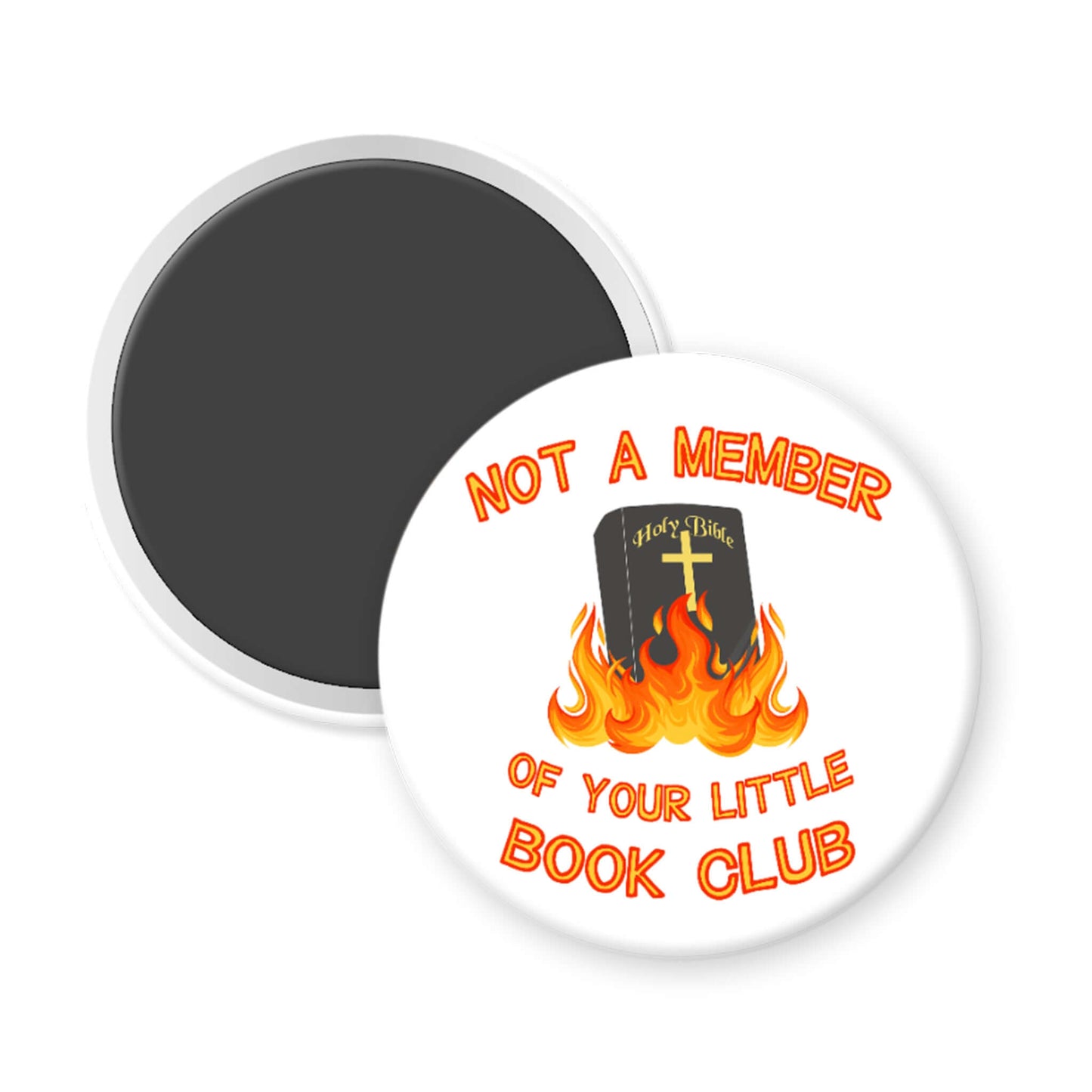 Book Club pinback button badge or magnet