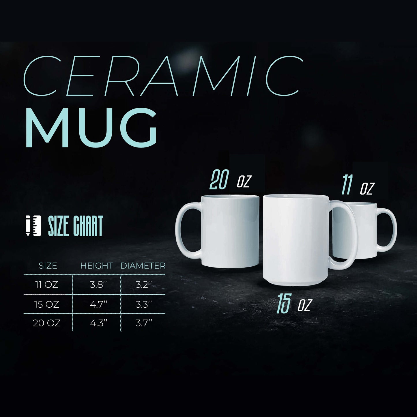 Witticisms r us ceramic mug sizing information.