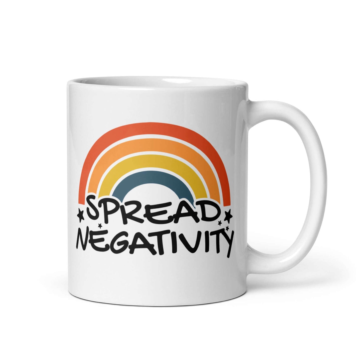 Spread negativity ceramic mug