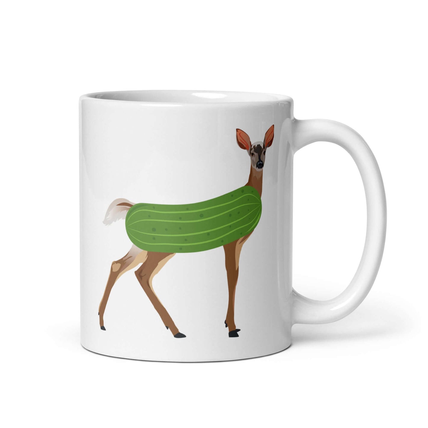 Dildo pun pickle deer doe ceramic mug