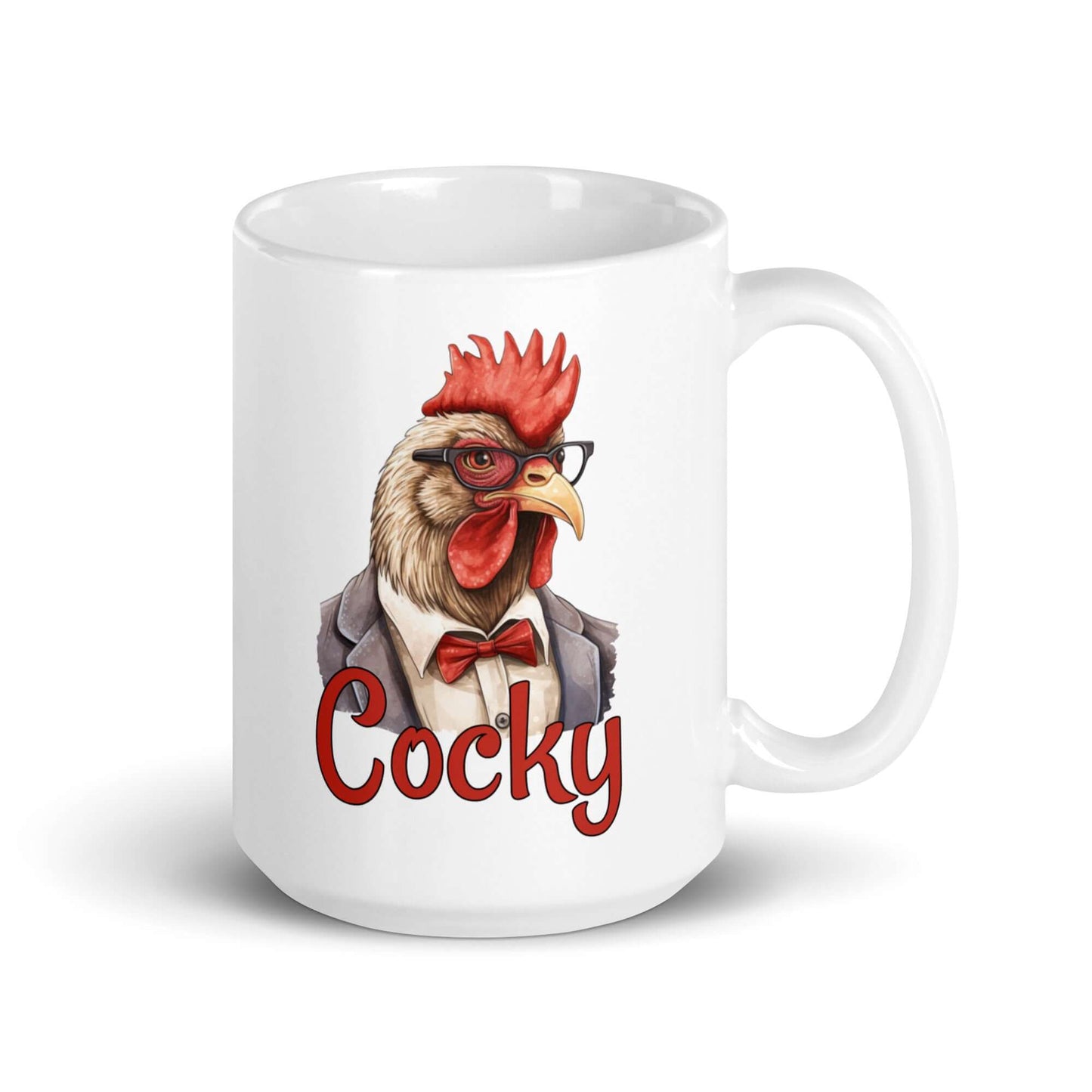 Arrogant rooster mug