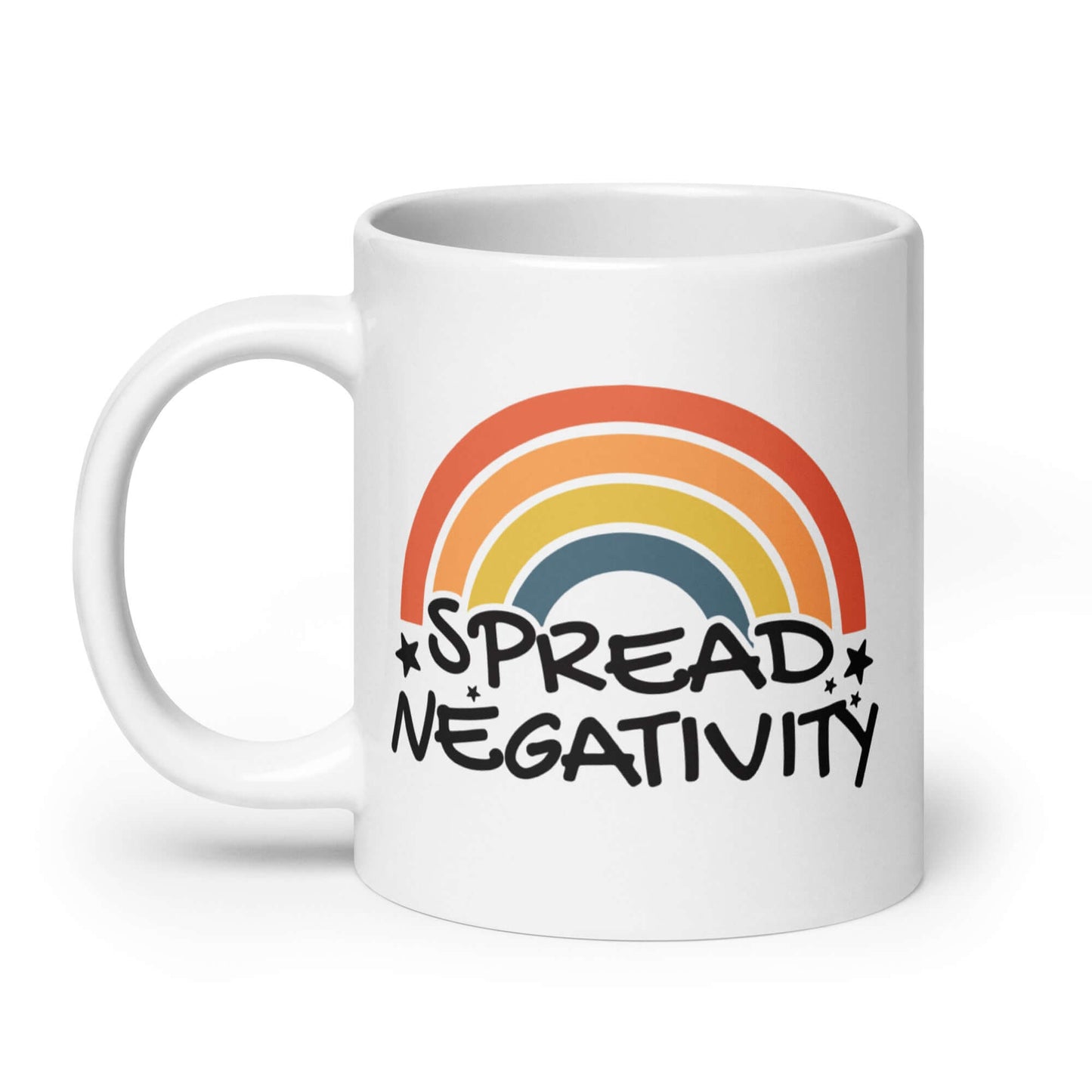 Spread negativity ceramic mug