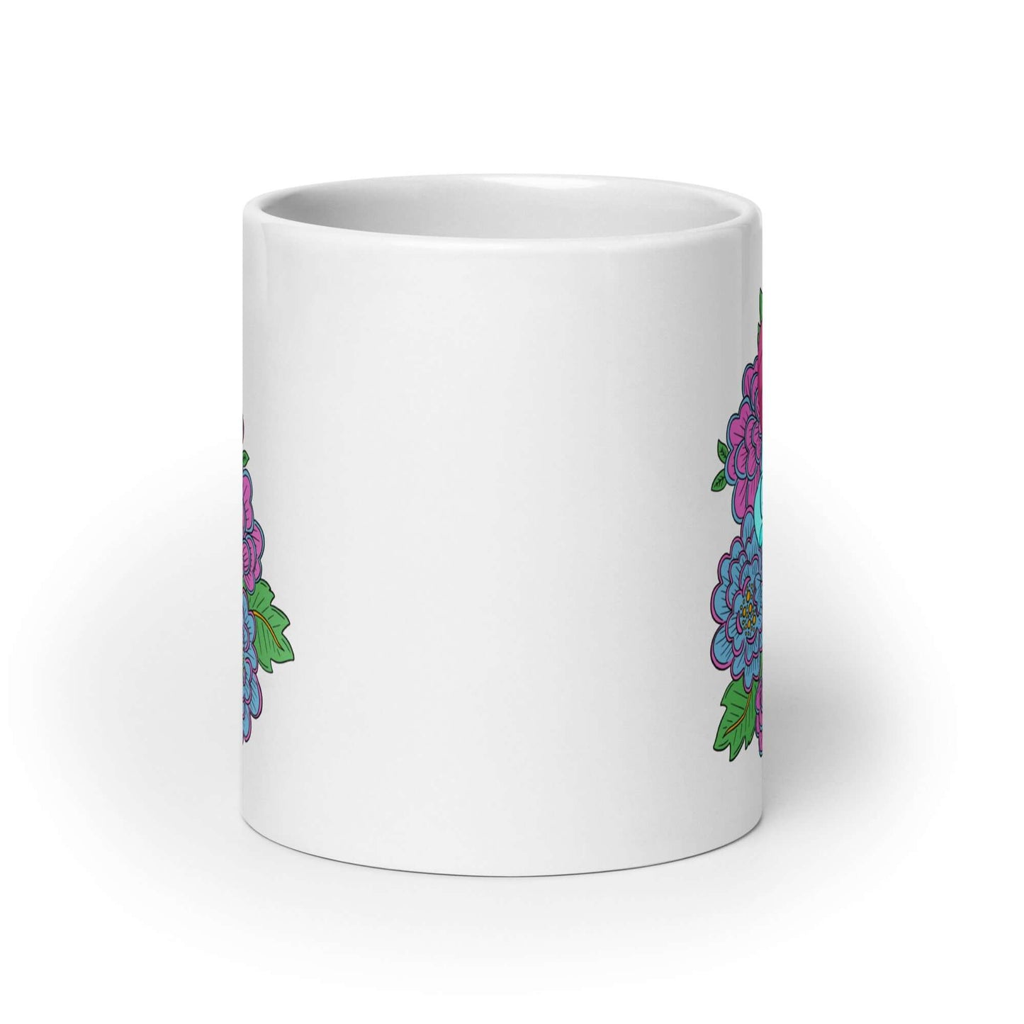 Good vibes only wand vibrator ceramic mug