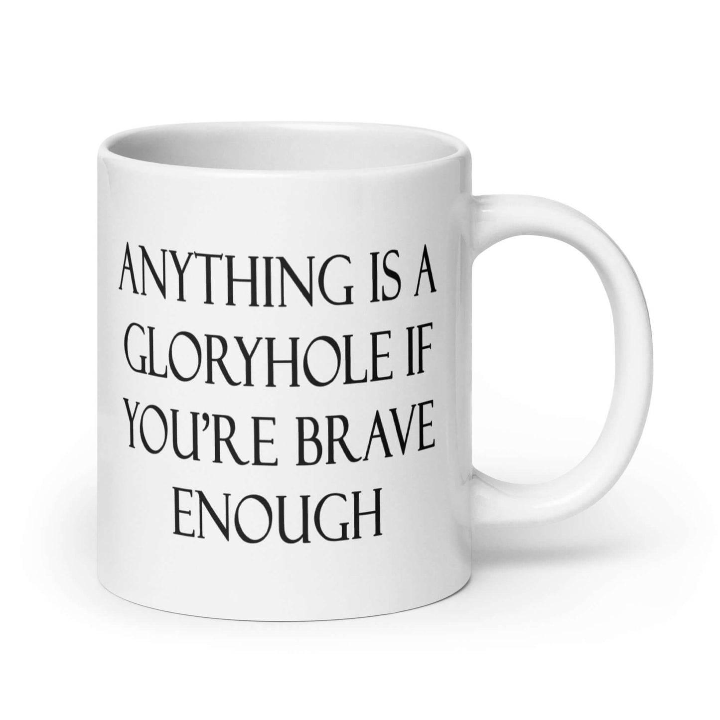 Funny gloryhole sexual humor inappropriate jokes coffee mug