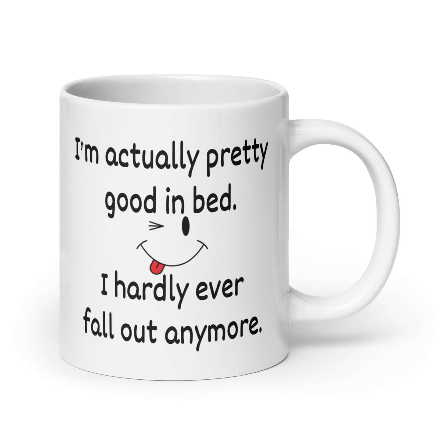 Funny good in bed mug