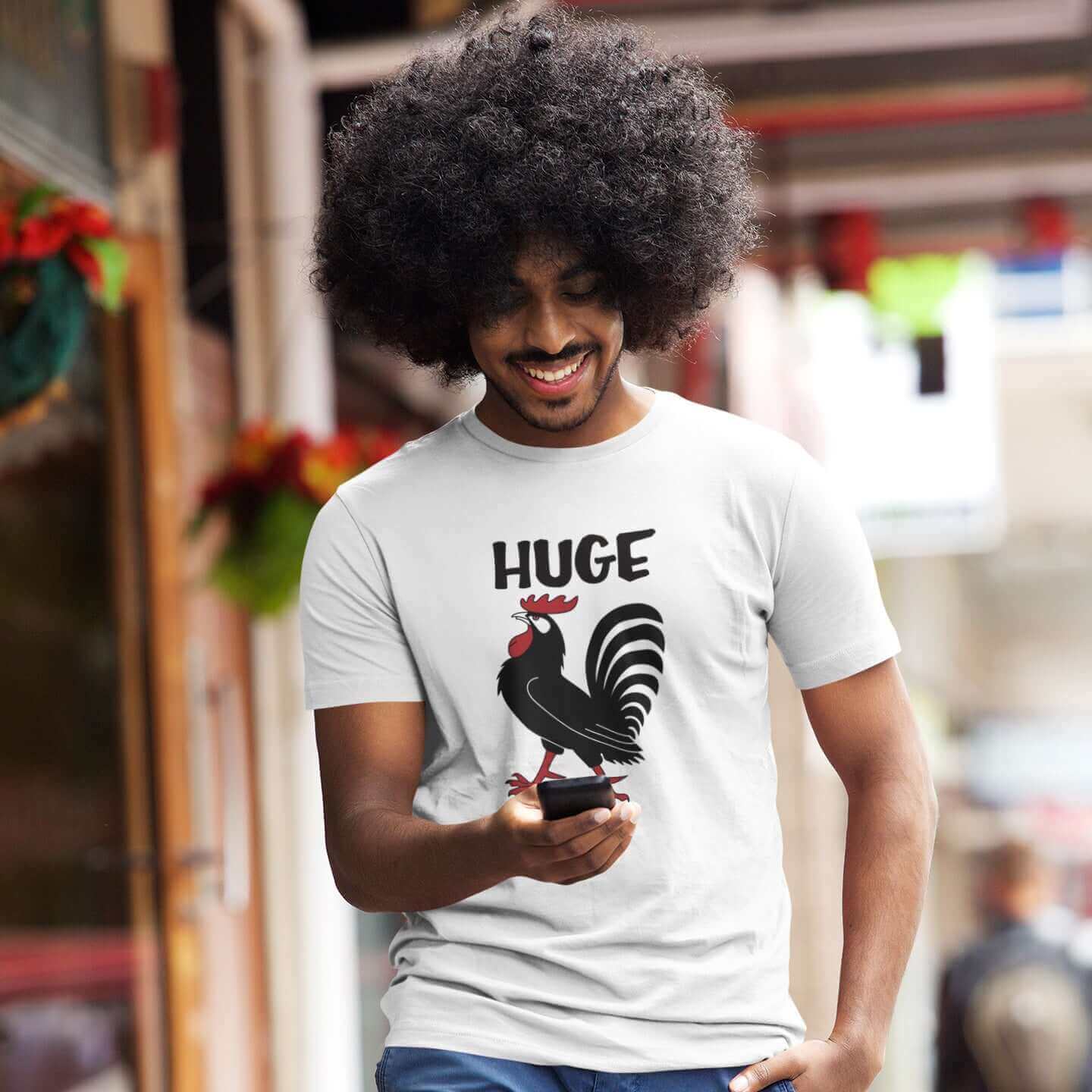 Huge rooster T-shirt