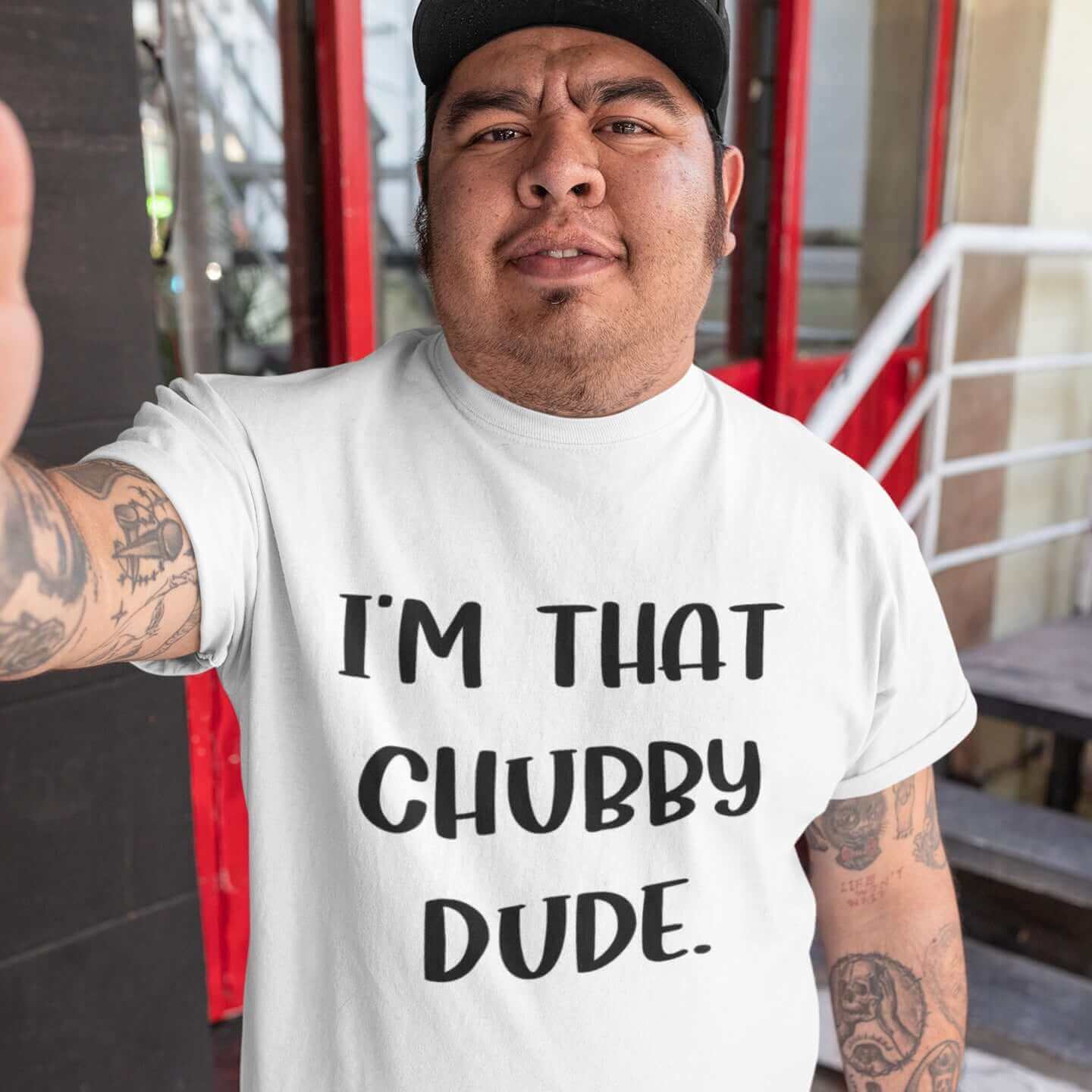 Funny chubby dude T-shirt