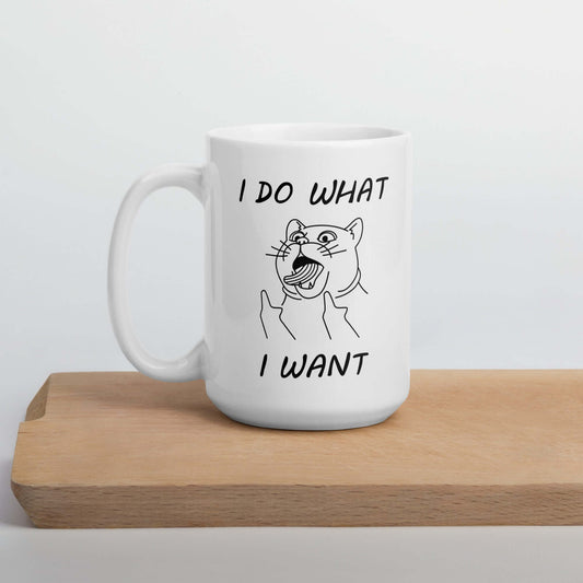 I do what I want mug