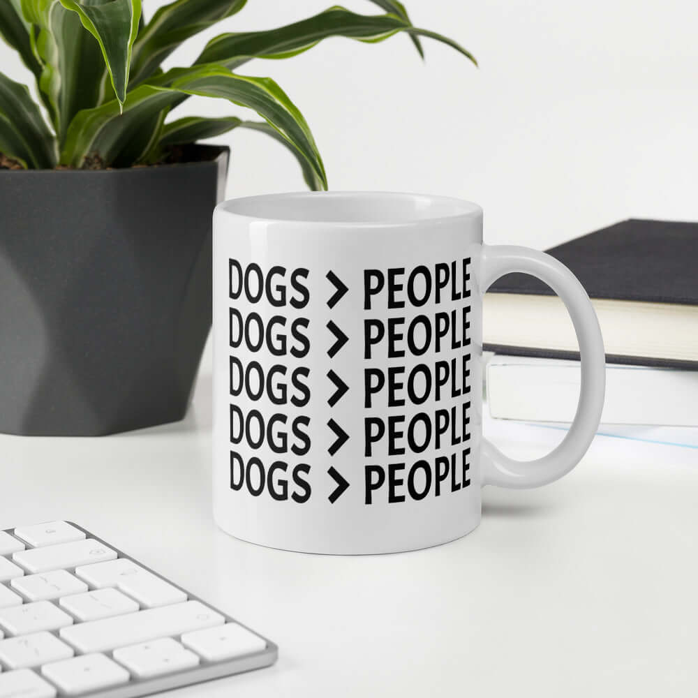 Dogs are greater than people mug