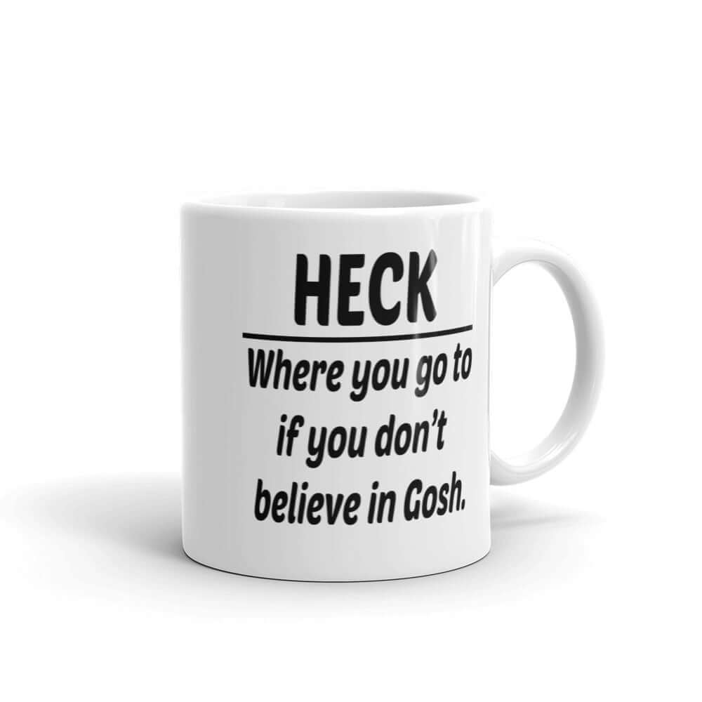 Funny Atheist joke mug