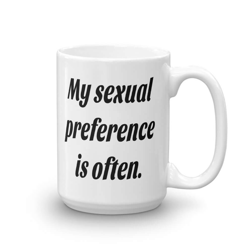 Funny sexual preference coffee mug