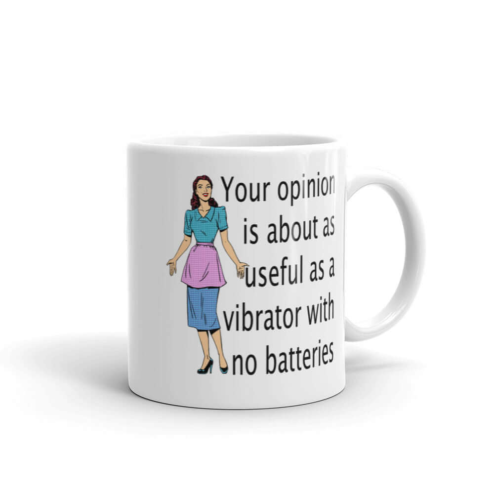 Vibrator joke coffee mug