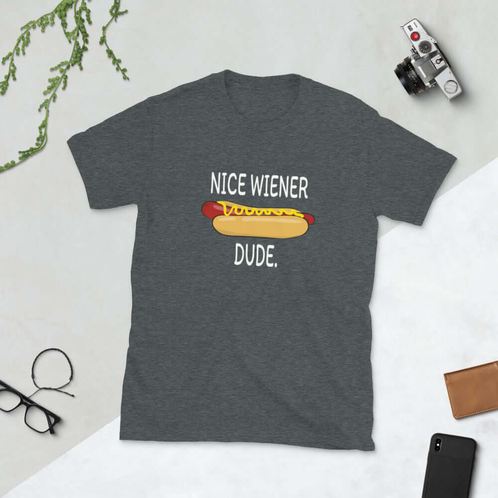 Funny wiener joke T-shirt