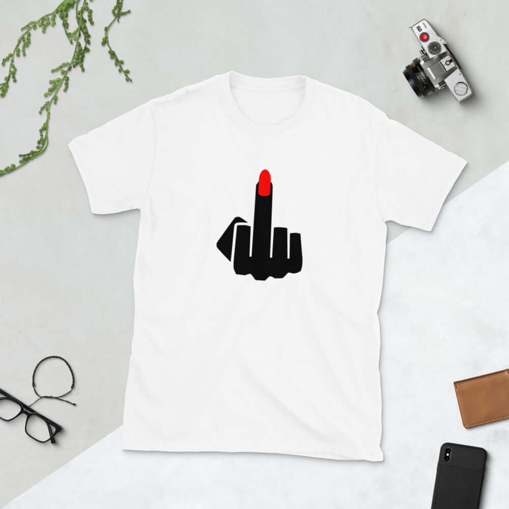 Lady middle finger T-Shirt