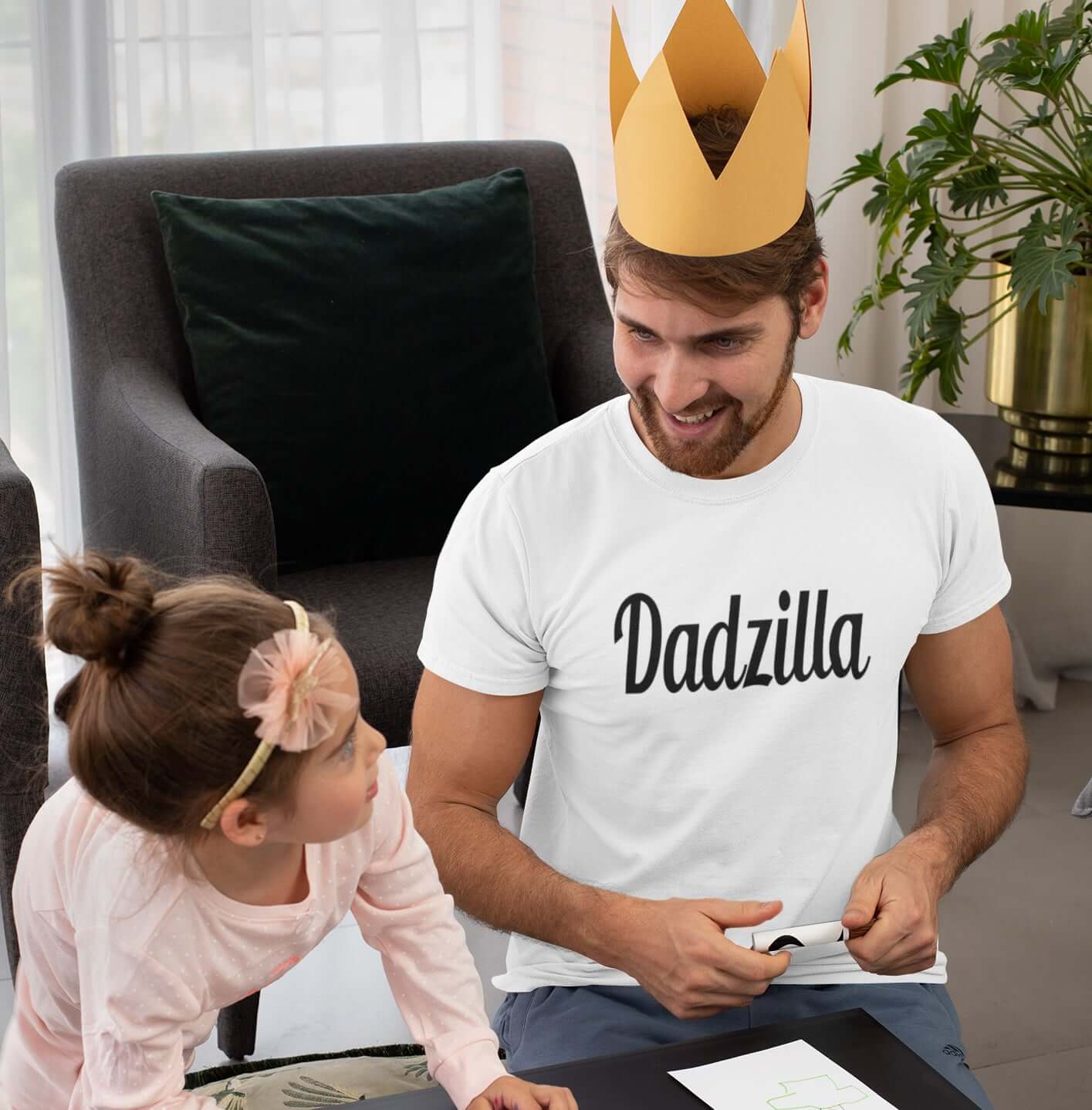 Funny Dadzilla gift for dad T-Shirt
