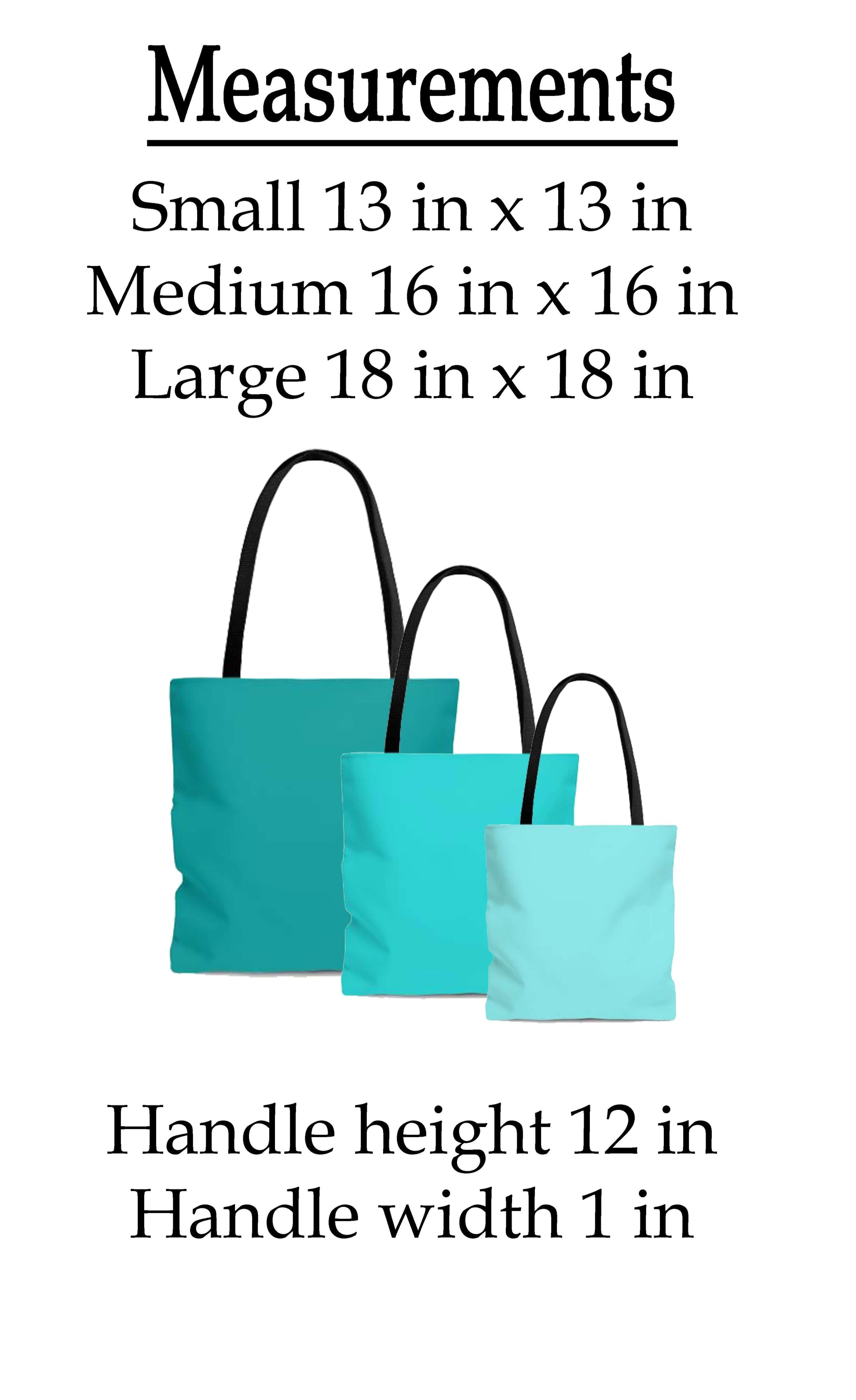 witticisms r us tote bag size chart