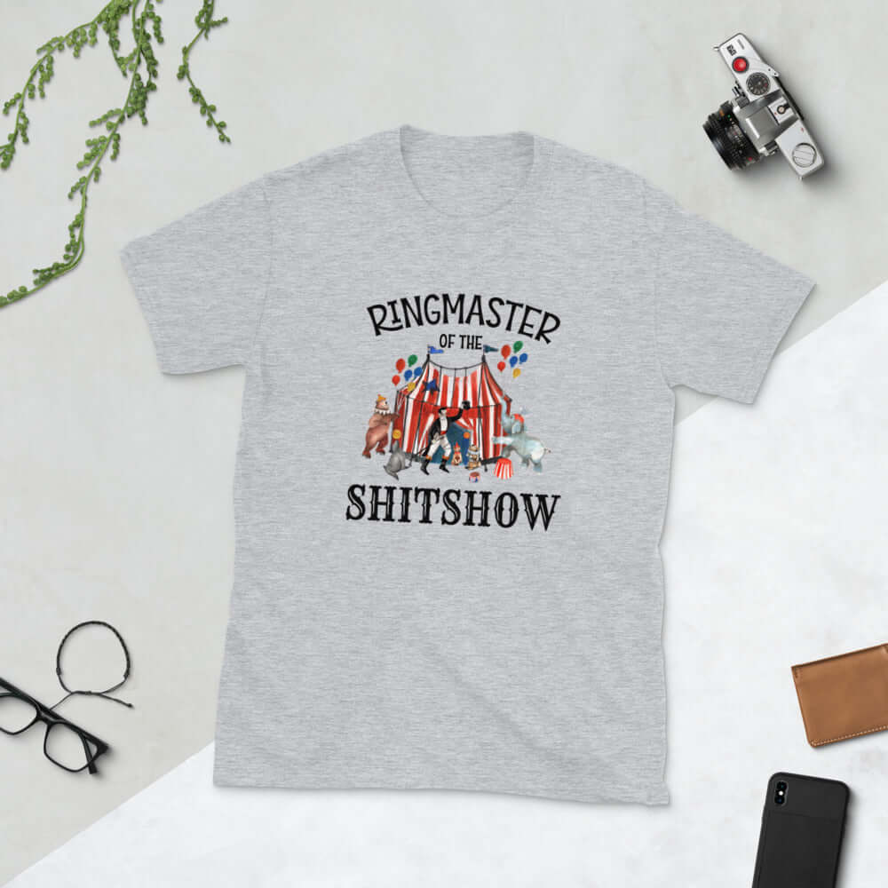 Ringmaster of the shitshow funny chaotic circus T-Shirt