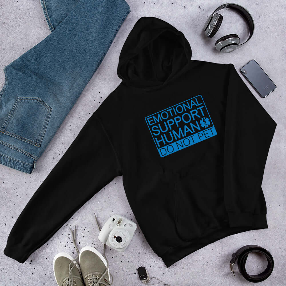 Emotional support human hoodie