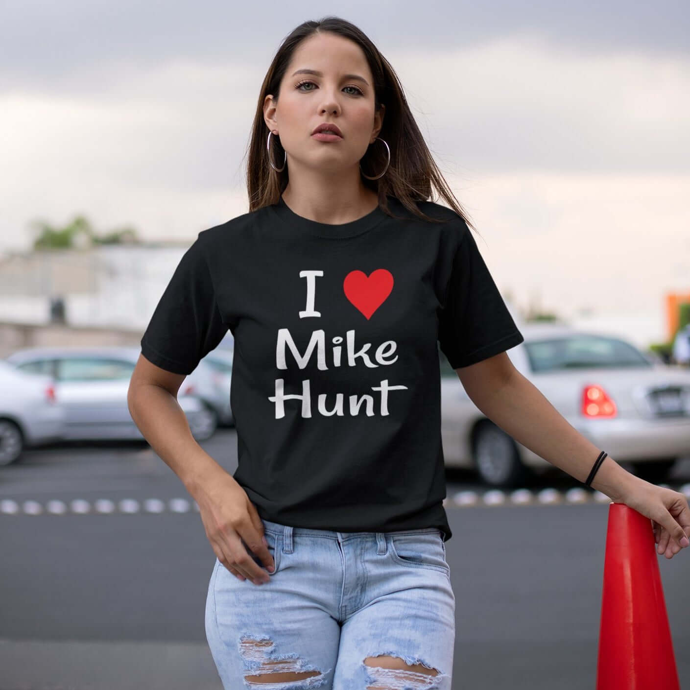 I love Mike Hunt pun t-shirt