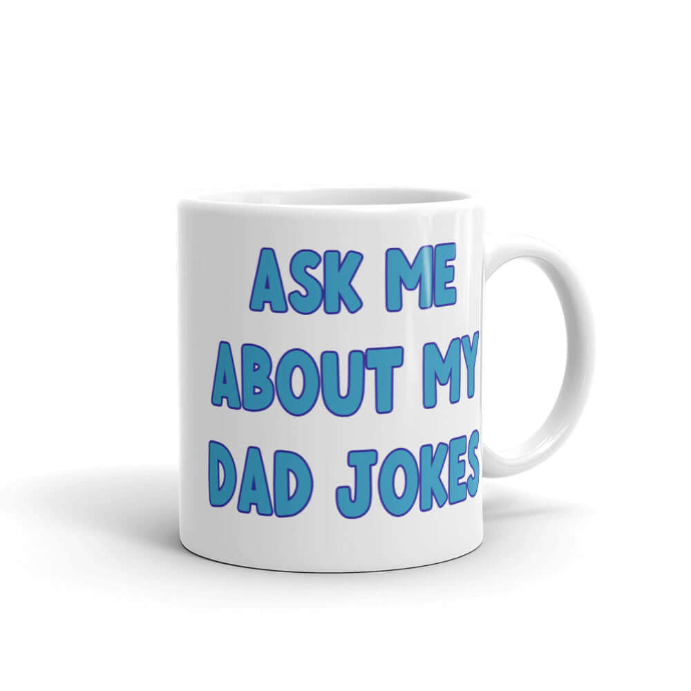 Dad jokes ceramic coffee mug