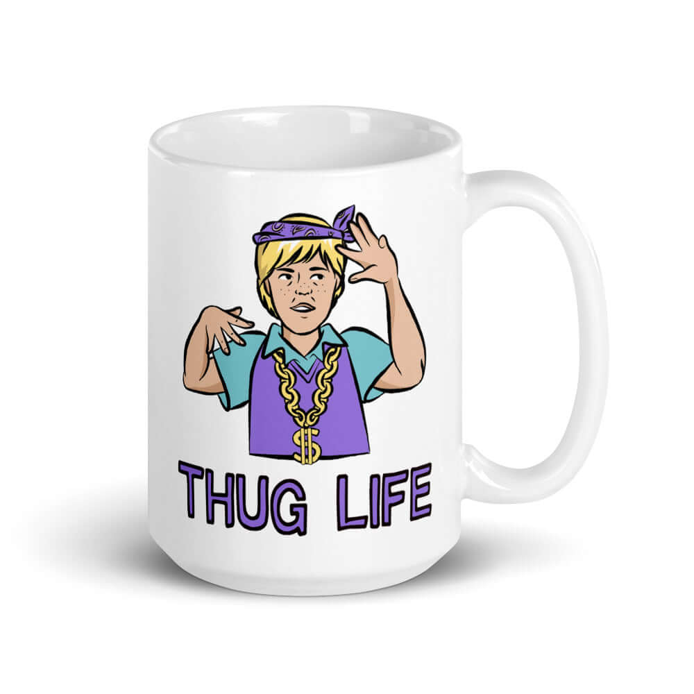 Thug life funny gangsta parody ceramic mug