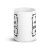 White ceramic mug with the phrase 'I'm so mentally stable, it's insane' printed on both sides.
