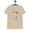 Sand color t-shirt with an image of an angry bunny and the text 'No talk me I angy' printed on the front.