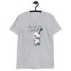 Sport grey t-shirt with an image of an angry bunny and the text 'No talk me I angy' printed on the front.