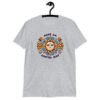 Sport grey t-shirt with a sun graphic and the text 'Have an awful day' printed on the front.
