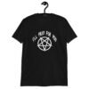Black t-shirt with image of a pentagram and the text 'I'll pray for you' printed on the front.