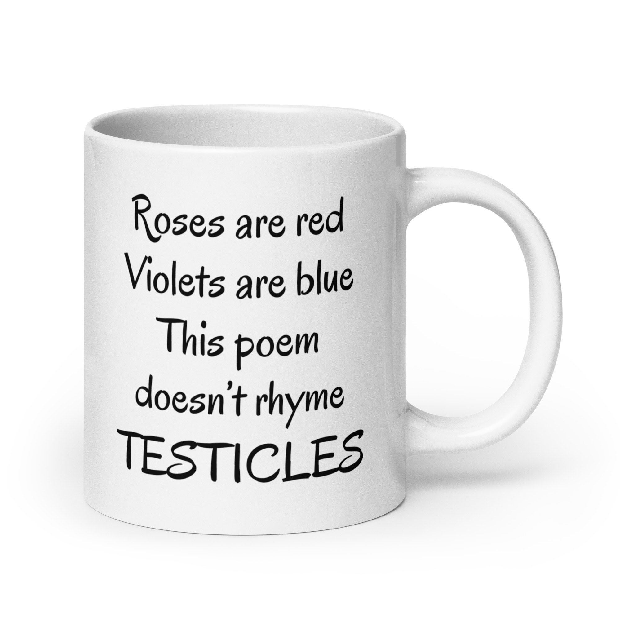 Roses Are Red Funny Bad Poetry Mug