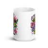 White mug with a retro frog and the phrase “On My Way to Fuck Shit Up.”