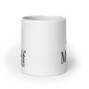 White ceramic mug with the text 'I ❤️ myself every night' printed on both sides.