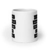 White ceramic mug with the text 'I don't get enough credit for the things I manage not to say' printed on both sides.